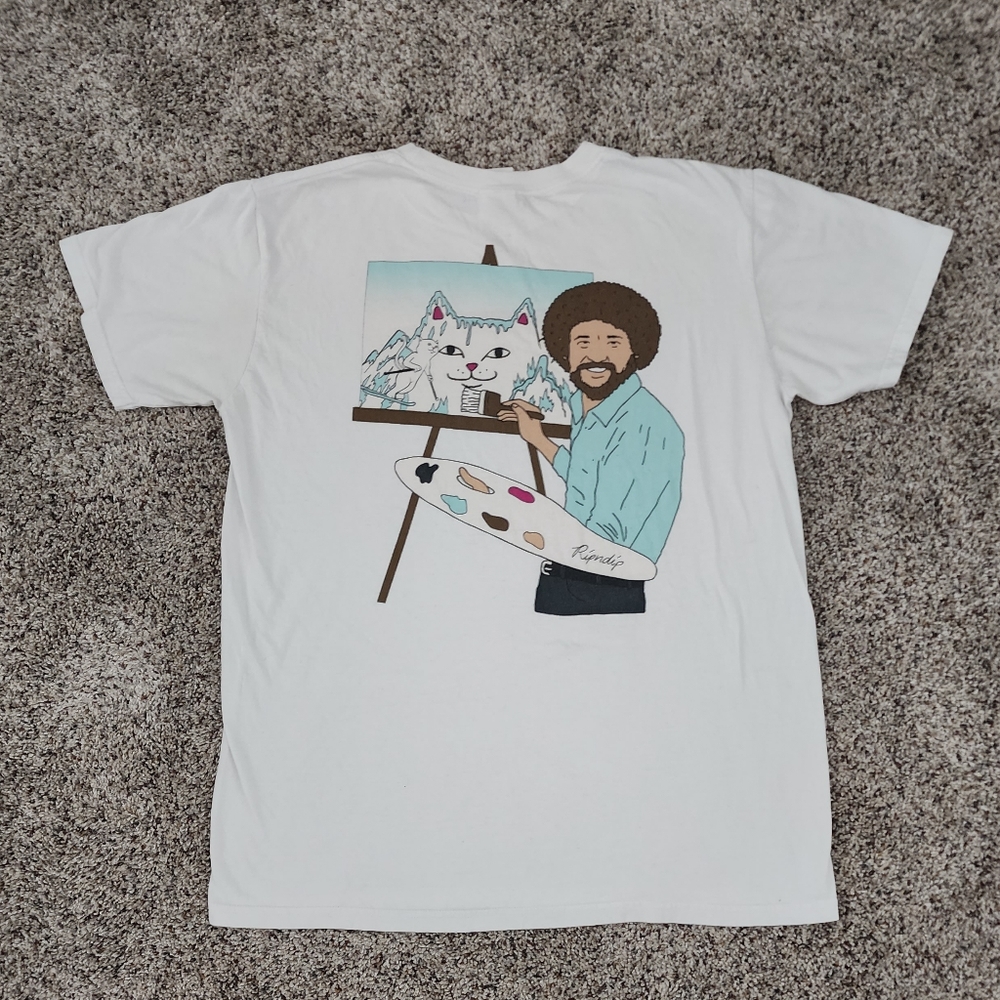 Bob Ross graphic tee